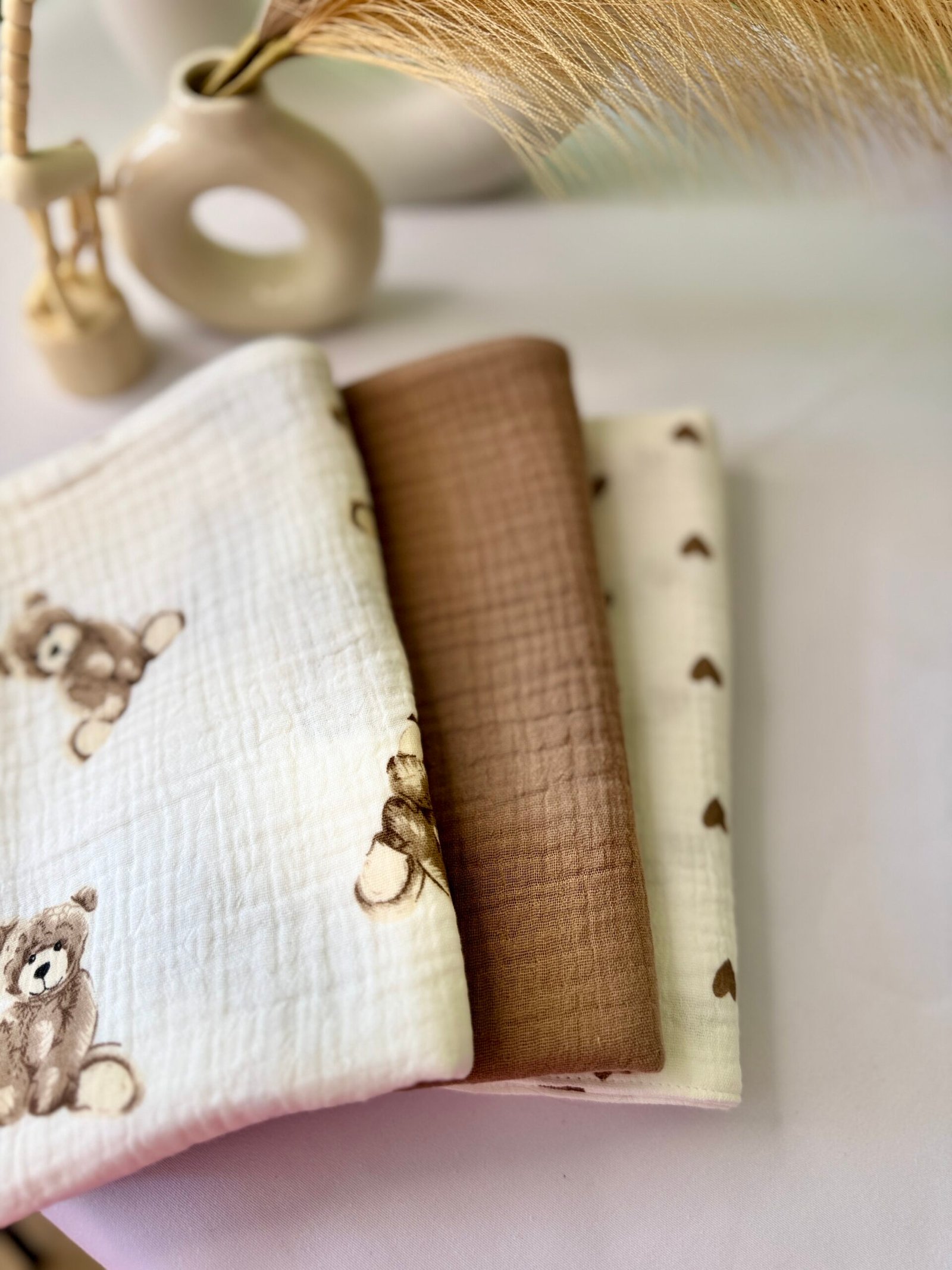 IMG_0552 merliukai Maxi Nude, 3 vienetai, rusvu atspalviu muslino merliuku